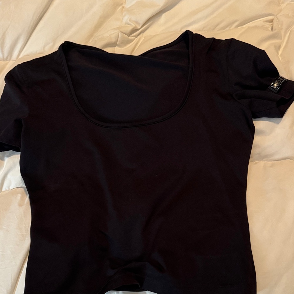 Versace Black Short Sleeve Women's Tee